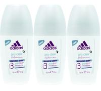 3 x 50ml Adidas 24H Action 3 Quick Dry Anti Whitening Roll On for Women