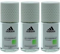 3 x 50ml Adidas 6 in 1 Anti Perspirant Roll On for Men
