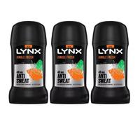 3 x 50ml Lynx Jungle Fresh Stick Antiperspirant Deodorant 48h Protection