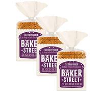 3 x 550g Sliced Seeded Bread Sunflower Linseeds Vegan Food Lunch Breakfast