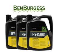 3 X 5L Genuine John Deere Hy-Gard Hydraulic Transmission Oil 5 Litre VC81824-005
