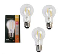 3 X 5W LED GLS Light Bulb LAMP Filament Style ES Warm White DIMMABLE E27