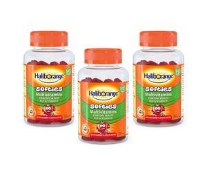 3 x 60 Haliborange Kids Multivitamin Softies Strawberry Flavour Vitamin D