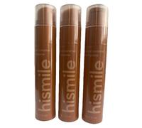 3 x 60g Hismile Salted Caramel Flavoured Fluoride Toothpaste NEW & SEALED UK