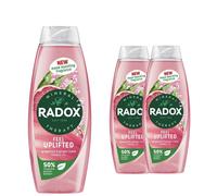 3 x 675ml Radox Feel Uplifted Shower Gel - Grapefruit & Ginger Scent