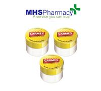 3 x 7.5g Carmex Classic Moisturising Lip Protection Balm Pot -