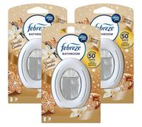 3 x 7.5ml Febreze Bathroom Air Freshener - Vanilla Cookie