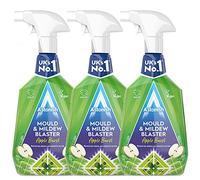 3 x 750ml Apple Mould Mildew Stain Cleaner Vegan Spray Fast Acting Tiles Bath Kitchen Sink Plastic Concrete