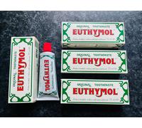 Euthymol Toothpaste Original 75ml - 3 Packs No Fluoride Toothpaste Anti-Plaque