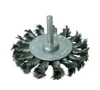 3 x 75MM ROTARY STEEL TWIST-KNOT WHEEL 456933/19223 RUST PAINT REMOVAL