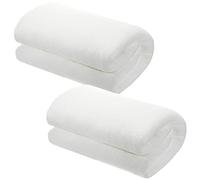 3 x 8 Ft Christmas Snow Blankets Artificial Christmas Fake Snow Blankets Roll Fluffy Large Thick White Carpet Fake Snow Blanket Decor for Christmas Winter Decor Village Display Photo Prop (2 Pack)