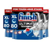 3 x 80 Finish Ultimate Infinity Shine Dishwasher Tablets Total 240 Bulk