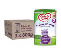 3 x 800g Cow & Gate Follow-On Milk Suitable From 6+ Months