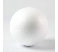 3 x 8cm Styropor Spheres Styrofoam Polystyrene Balls - Pack of 3 - Floral / Floristry / Crafts