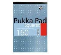 3 X A4 5mm Squared Ruled Pads 80GSM 160 Pages (6 Pack)
