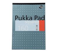3 x A4 5mm Squared Ruled Pads 80GSM 160 Pages (Single)