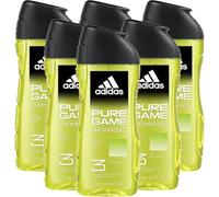 3 x Adidas Body Hair Face Shower Gel 250ml - Pure Game (Relaxing)