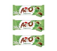 3 x Aero Peppermint Chocolate Bars, Milk Chocolate with Aerated Centre, 36g Perfect For Sharing and Gifting for Kids and Adults Suitable for Vegetarians