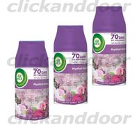 3 X AIR WICK FRESHMATIC AUTOMATIC SPRAY REFILLS AIR FRESHNER 250 ML