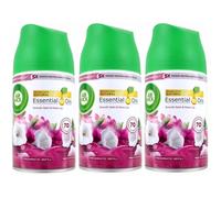 3 x Air Wick Freshmatic Max Automatic Spray Refill 250ml - Smooth Satin & Moon Lily
