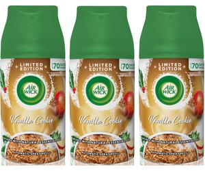 3 x Air Wick Freshmatic Spray Refill 250ml - Vanilla Cookie