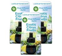 3 x Air Wick Plug in Oil Refills - Exotic Citrus Fruits