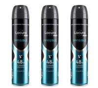 3 x Aldi-Lacura Mens INVISIBLE 48HR Anti- Perspirant Deodorant - Anti - white marks