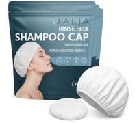 3 x ALIA No-Rinse Shampoo Caps | Waterless Hair Wash | Microwavable | | Quick, Easy Hair Care | For Elderly & Disabled Users, Festivals and Camping | Pack of 3