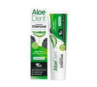 3 X AloeDent AloeVera TripleAction Charcoal Toothpaste Fluoride Free Vegan 100ml