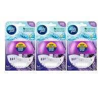 3 x Ambi Pur Toilet Liquid Rim Block (Holder + Refill 55 ml) - Lavender & Rosemary