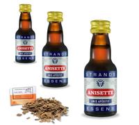 3 x Anise Style Essence 25ml - Alcohol-Free Flavouring - Bold Anise With Herbal & Citrus Notes - Includes Free French Oak Chips 20g
