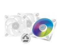 ARCTIC P12 PWM PST A-RGB 0dB - Semi-Passive 120 mm Fan with Digital A-RGB in white and Value Pack