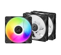 3 x ARCTIC P14 Pro Reverse ARGB 140mm 14cm PWM PST 4-Pin PC Case Fans Black