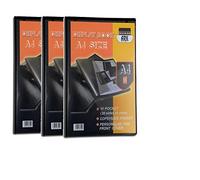 3 X Ark A4 Presentation Display Book (10 Pockets)