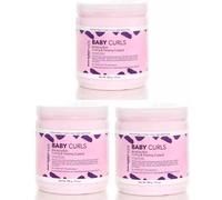 3 X Aunt Jackie’s Baby Curls Moisture Rich Curling & Twisting Custard 426g.