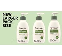 3 x Aveeno Daily Moisturising Lotion Protect Nourishes Normal to Dry Skin 500ml