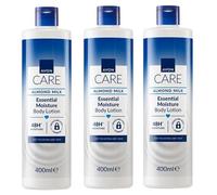 3 x Avon Care Body Lotions 400ml (3 x 400ml, Almond Milk)