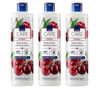 3 x Avon Care Body Lotions 400ml (3 x 400ml, Cherry)