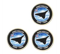 3 x Avro Vulcan Aeroplane (BU26). Lapel Pin Badges