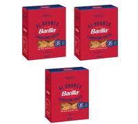 3 x Barilla Fusilli al Bronzo Bronze Drawn Pasta 400 g Raw Processing Method