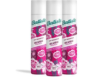 3 X Batiste Dry Shampoo in Blush 200ml, Floral & Flirty Fragrance