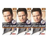 3 x Bigen Mens Speedy Hair Colour Ammonia Free-Dark Brown-103