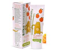 3 x Bilka Homeopathy Kids Toothpaste 2y+, 6y+ ORGANIC Tangerine, Raspberry 50ml (Raspberry)