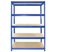 Monster Racking 3 X Q-rax Blue Metal Racking Units 120 X 50 X 180Cm, Blue