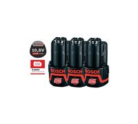 3 X Bosch 12v / 10.8v Lithium Ion 2.0ah Battery for GSR GDR GOP GWI GSA GSB GLI