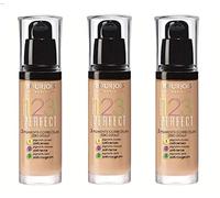 Bourjois 123 Perfect Medium Coverage Liquid Foundation 52 Vanilla, 30 ml (Pack of 1)