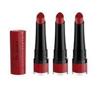 3 x Bourjois Paris Rouge Velvet Lipstick 2.4g - 43 Red Carpet