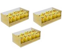 3 x Boxes Of Pack Of 10 Fluffy Yellow Chicks Chenille Easter Chicks Small Chicks