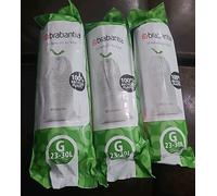 3 X Brabantia Bin Liners -23-30 L - 20 Bags Each