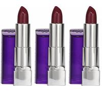 3 x Brand New Rimmel Moisture Renew Lipstick 4g full size 330 Sloane's Plum